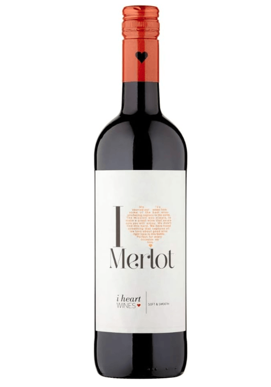 I Heart Merlot 6x75c - Crown Cash & Carry -whole prices in United Kingdon