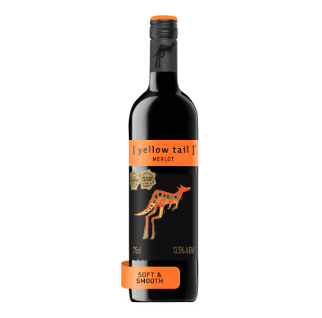 Yellow Tail Merlot 75Cl - Crown Cash & Carry -whole prices in United Kingdon