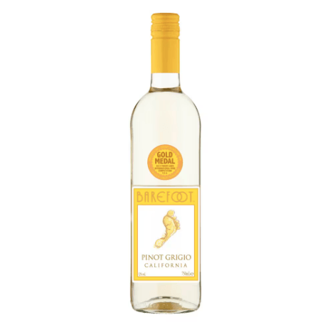 9 Barefoot PinotGrigio 6x75c - Crown Cash & Carry -whole prices in United Kingdon