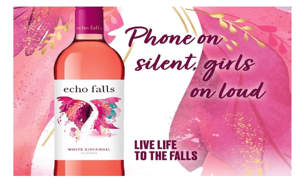 Echo Fall,s White Zinfandel 6x75cl - Crown Cash & Carry -whole prices in United Kingdon