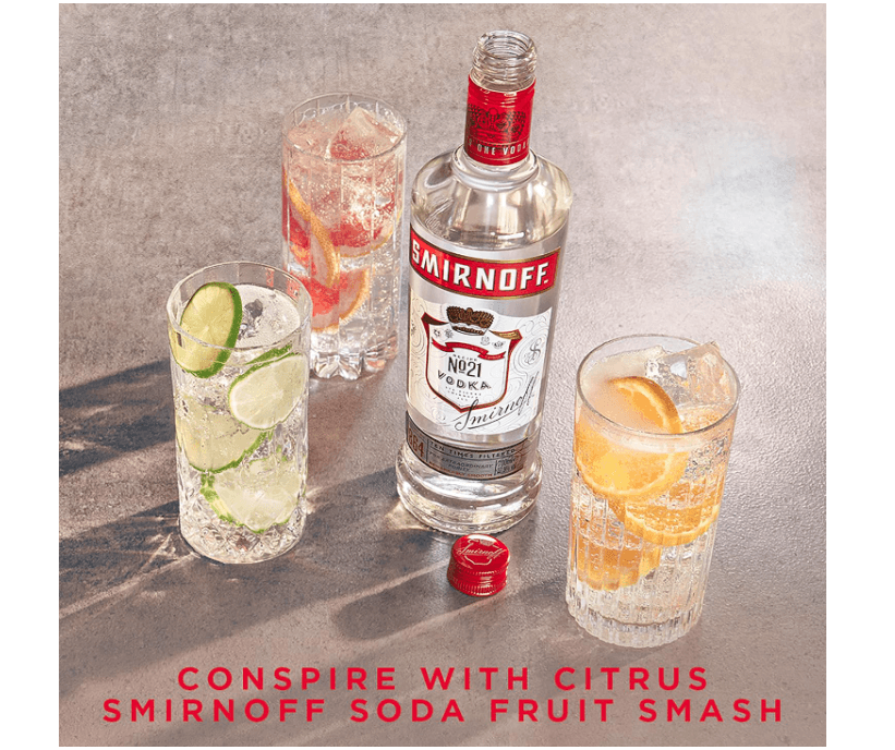 Smirnoff Vodka 6x70cl - Crown Cash & Carry -whole prices in United Kingdon