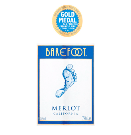 Barefoot Merlot 75Cl - Crown Cash & Carry -whole prices in United Kingdon