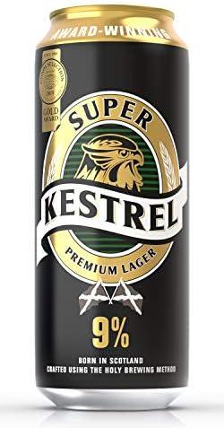 Kestrel Super Premium Lager, (24 x 500 ml), Case of 24. Award-winning Lager Beer. - Crown Cash & Carry -whole prices in United Kingdon