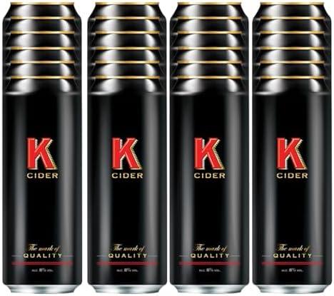 K Cider case of 24 x 500ml cans - Crown Cash & Carry -whole prices in United Kingdon