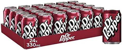 Dr Pepper 24 x 330ml Cans - Crown Cash & Carry -whole prices in United Kingdon