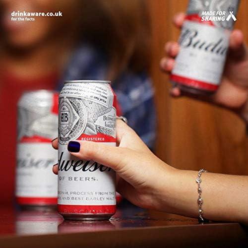 Budweiser Premium Lager Beer Pint Cans 24 x 568 ml - Crown Cash & Carry -whole prices in United Kingdon