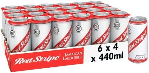 Red Stripe Lager Beer 24x440ML - Crown Cash & Carry -whole prices in United Kingdon