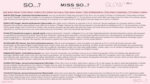 Miss So...? Mini Galore Womens Body fragrance Gift Set 4x50ml