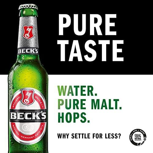 Beck's Original German Pilsner Lager Beer 24x440ml Cans, 4% ABV - Crown Cash & Carry -whole prices in United Kingdon