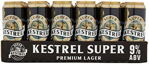 Kestrel Super Premium Lager, (24 x 500 ml), Case of 24. Award-winning Lager Beer. - Crown Cash & Carry -whole prices in United Kingdon