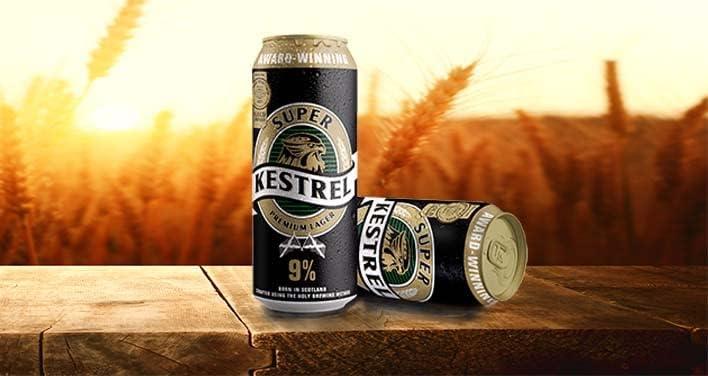 Kestrel Super Premium Lager, (24 x 500 ml), Case of 24. Award-winning Lager Beer. - Crown Cash & Carry -whole prices in United Kingdon