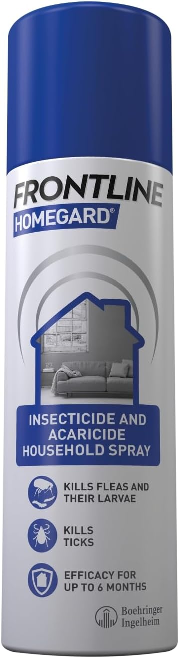 FRONTLINE HomeGard Flea & Tick Household Spray - 500 ml, White