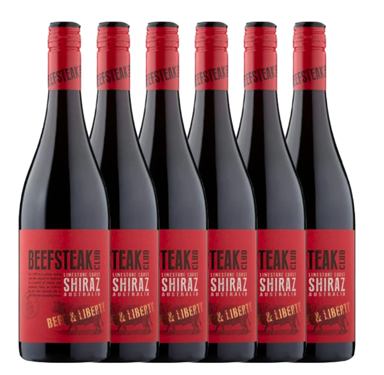 Beefsteak Club Shiraz 6 x75cl