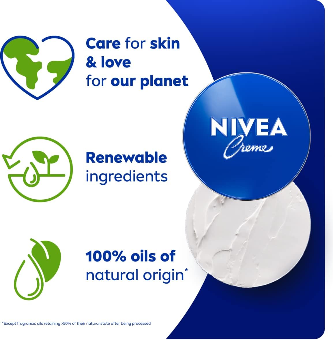 NIVEA Creme Tin (400ml), Moisturising Cream Provides Intensive Protective Care for Soft and Supple Skin, Ideal for Daily Use as a Face, Hand, or Body Cream