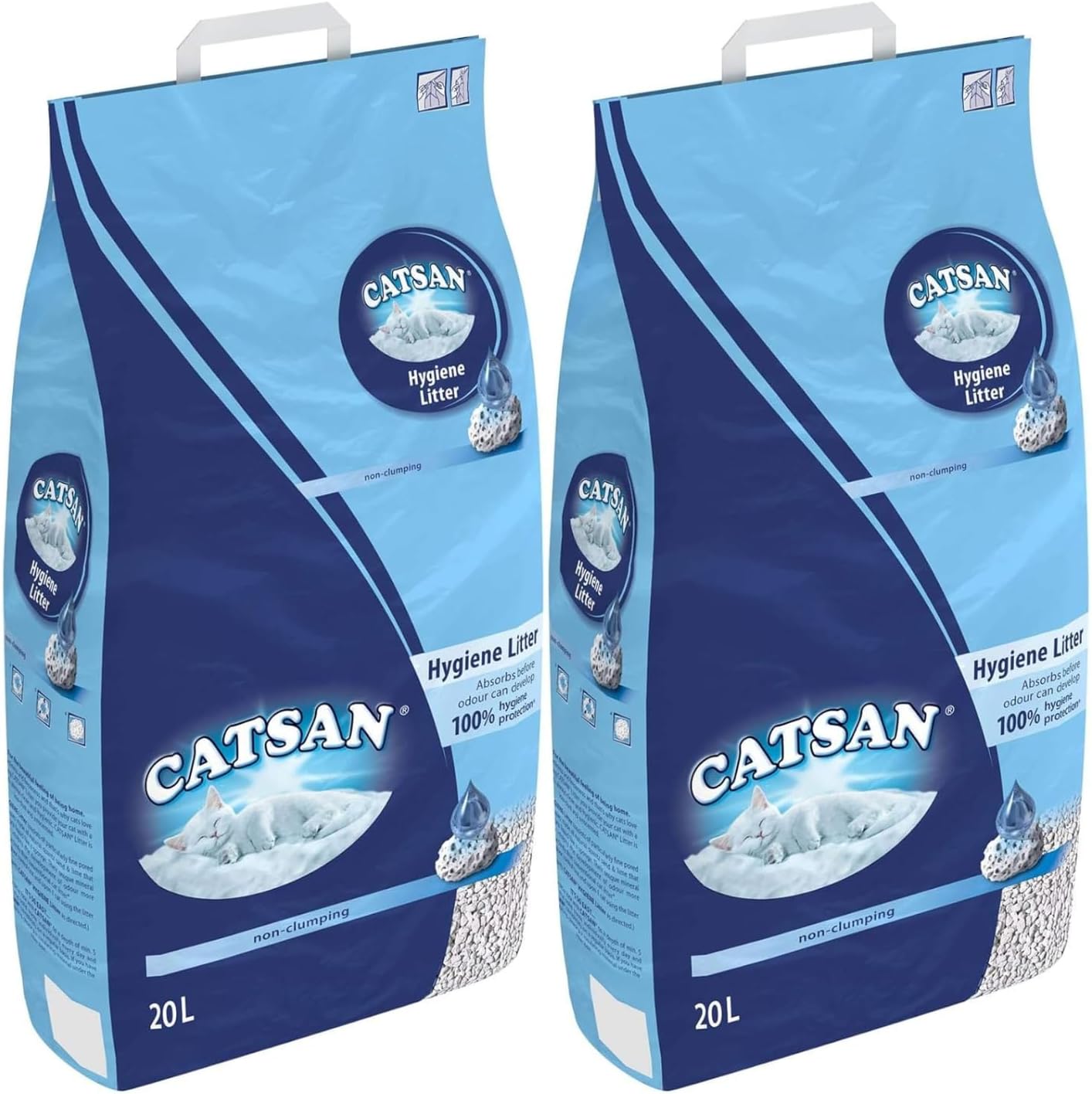 Catsan Hygiene Cat Litter 20L (PACK OF 2)